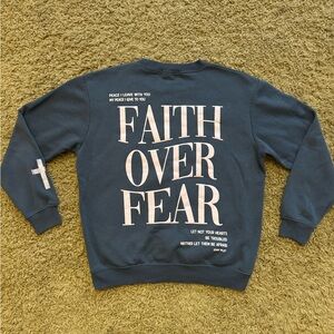 Social Scene Christian/faith/Bible scripture Pullover Crewneck Sweatshirt